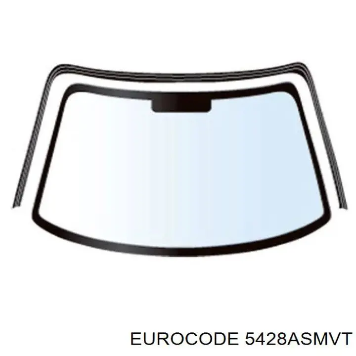 Молдинг лобового скла, верхній GS3541P133X Icor