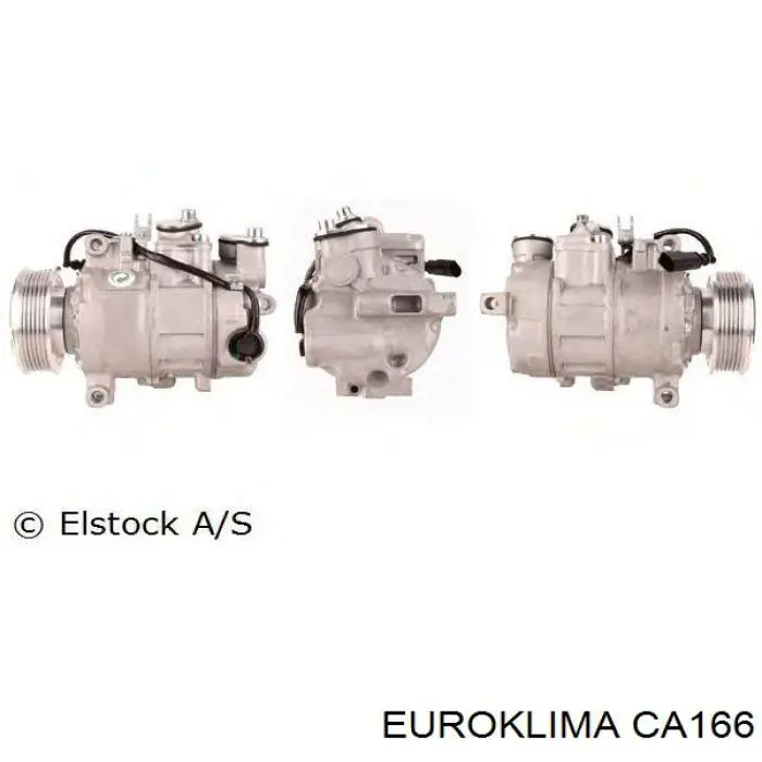 CA166 Euroklima Шків компресора кондиціонера