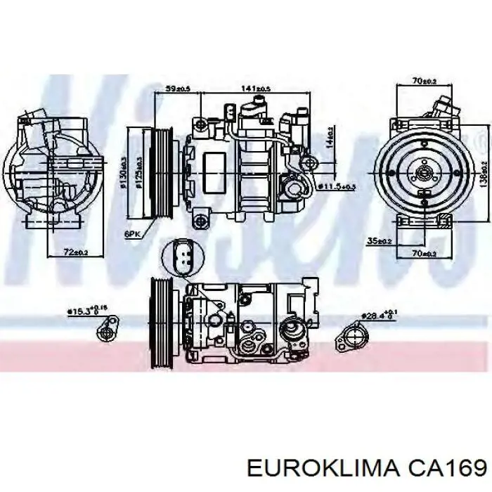 Муфта компресора кондиціонера MSG KP0102 ціна, від 46.22 USD