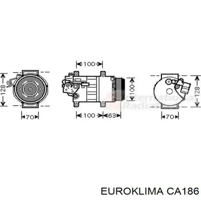 Купити CA186 Euroklima 