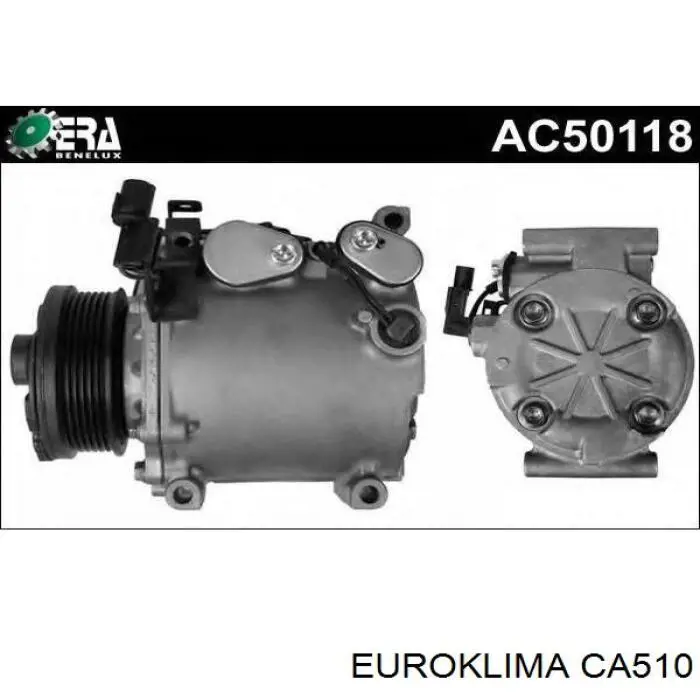 Купити CA510 Euroklima Шків компресора кондиціонера