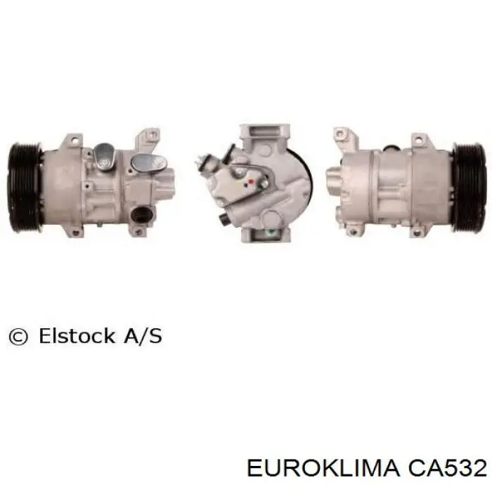 CA532 Euroklima Шків компресора кондиціонера
