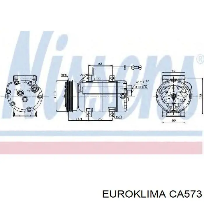  Euroklima CA573 ціна, від 54.17 USD