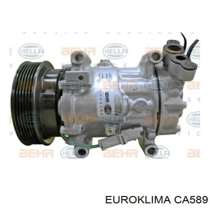 Шків компресора кондиціонера CA589 Euroklima