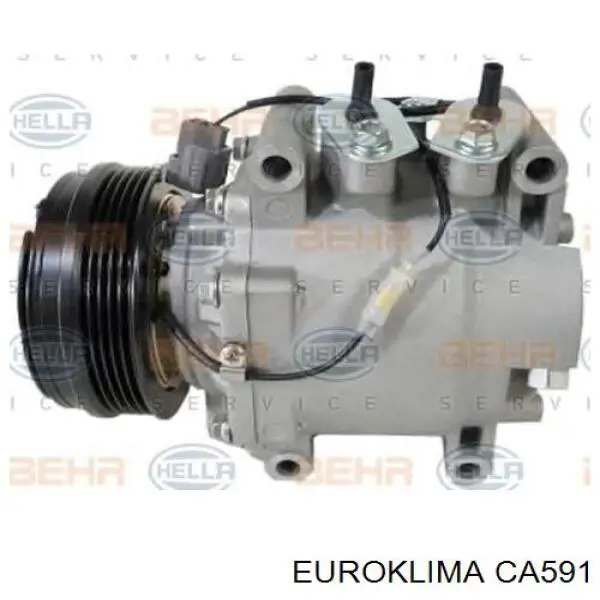 CA591 Euroklima шків компресора кондиціонера