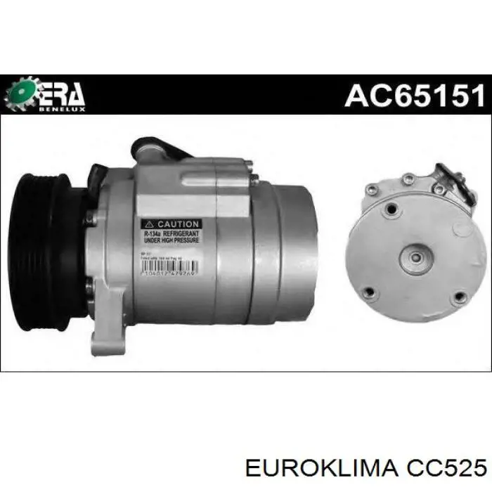 Купити CC525 Euroklima Муфта компресора кондиціонера