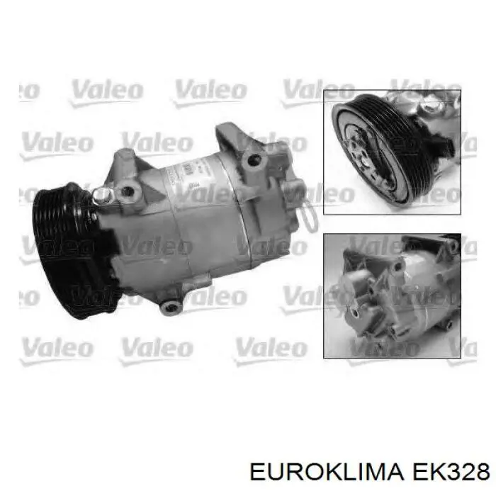 Диск муфти компресора кондиціонера EK328 Euroklima
