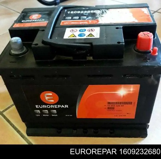 Батарея акумуляторна Eurorepar 1609232680 ціна, від 96.17 USD