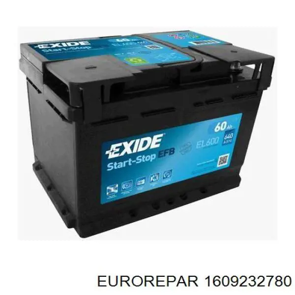 1609232780 Eurorepar акумуляторна батарея, акб