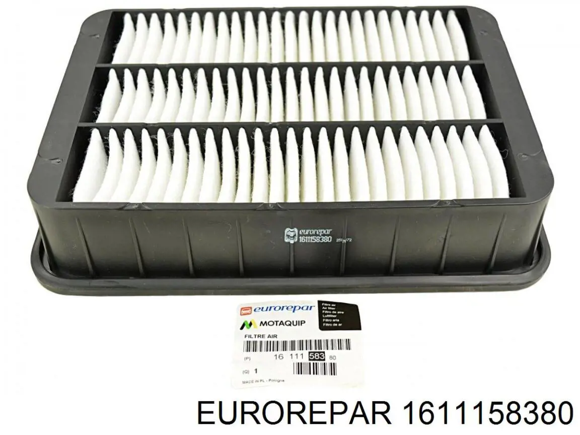 Елемент повітряного фільтра Eurorepar 1611158380 ціна, від 6.45 USD