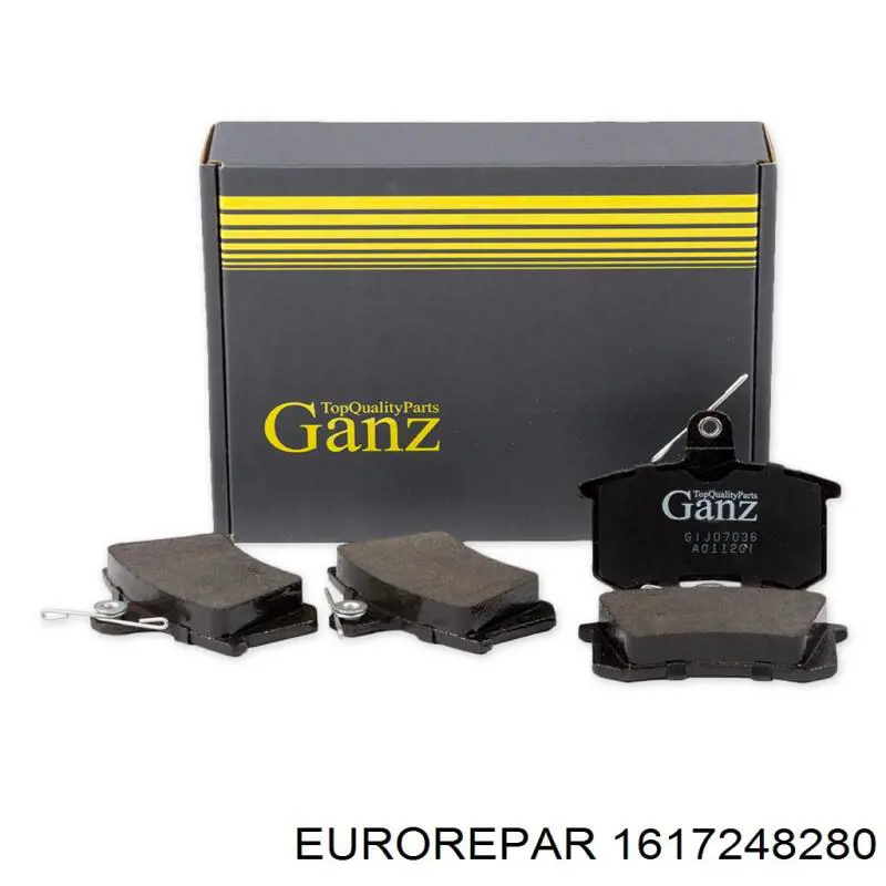 Купити 1617248280 Eurorepar Задні колодки