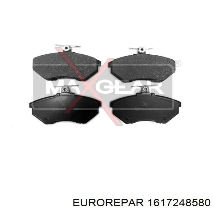 1617248580 Eurorepar колодки гальмівні передні, дискові