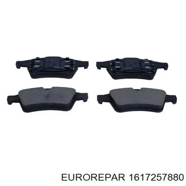 Задні гальмівні колодки Eurorepar 1617257880 ціна, від 13.91 USD