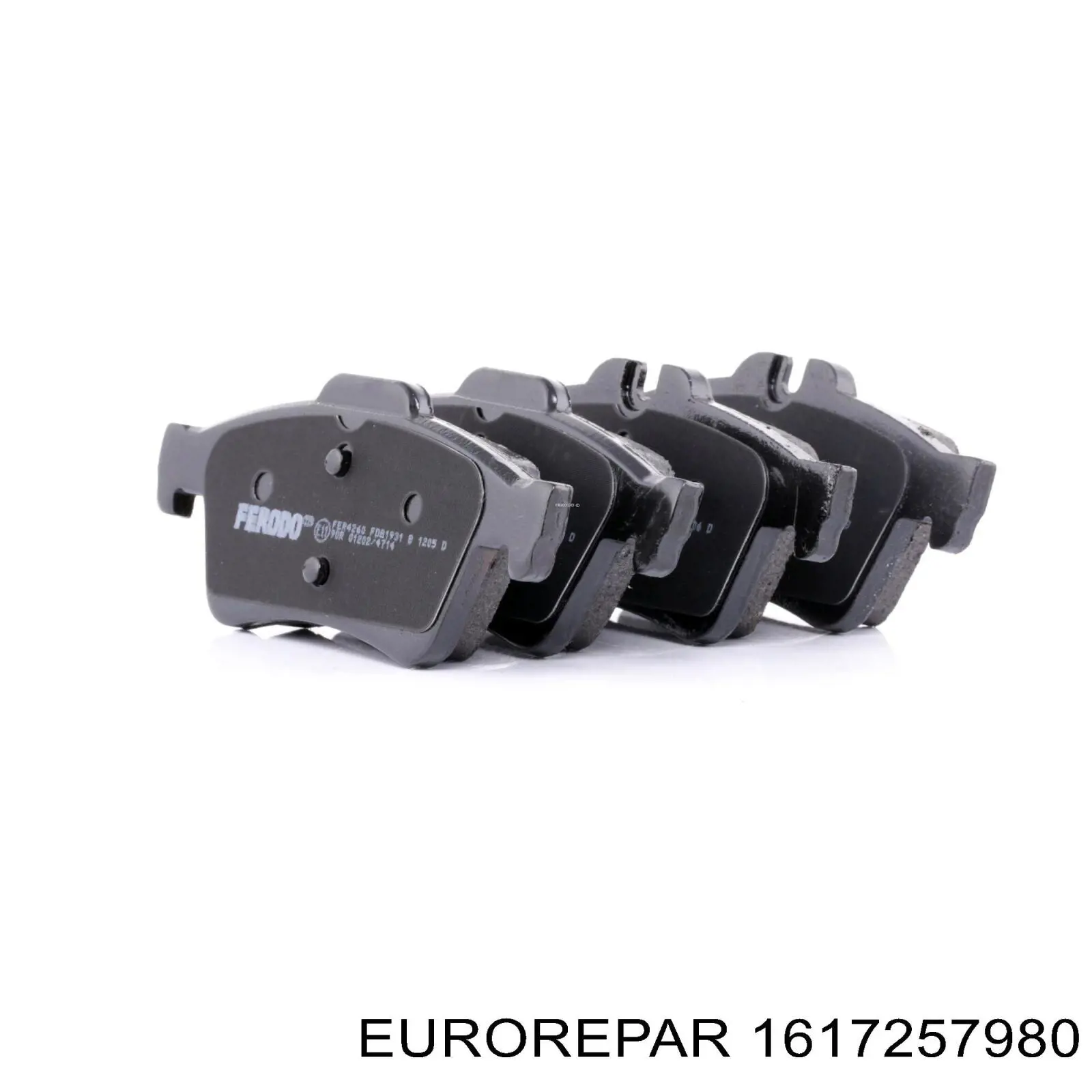 Купити 1617257980 Eurorepar Задні колодки