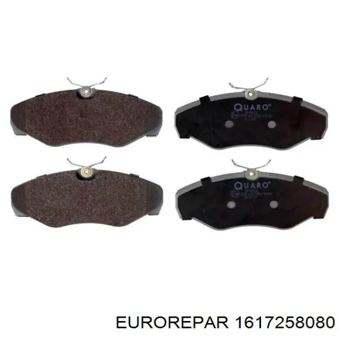 Гальмівні колодки Eurorepar 1617258080 ціна, від 17.64 USD