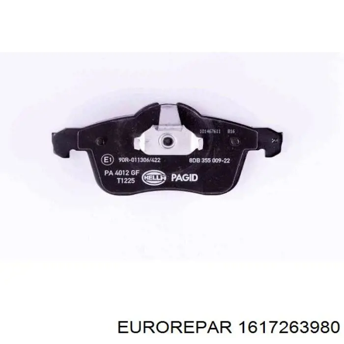 Гальмівні колодки Eurorepar 1617263980 ціна, від 21.07 USD