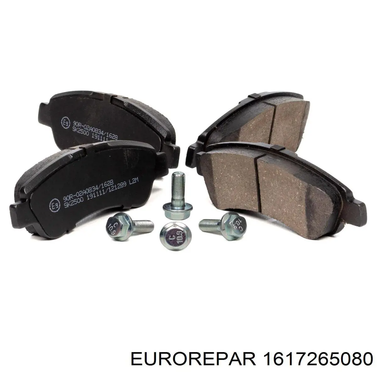 1617265080 Eurorepar Колодки гальмівні задні, дискові