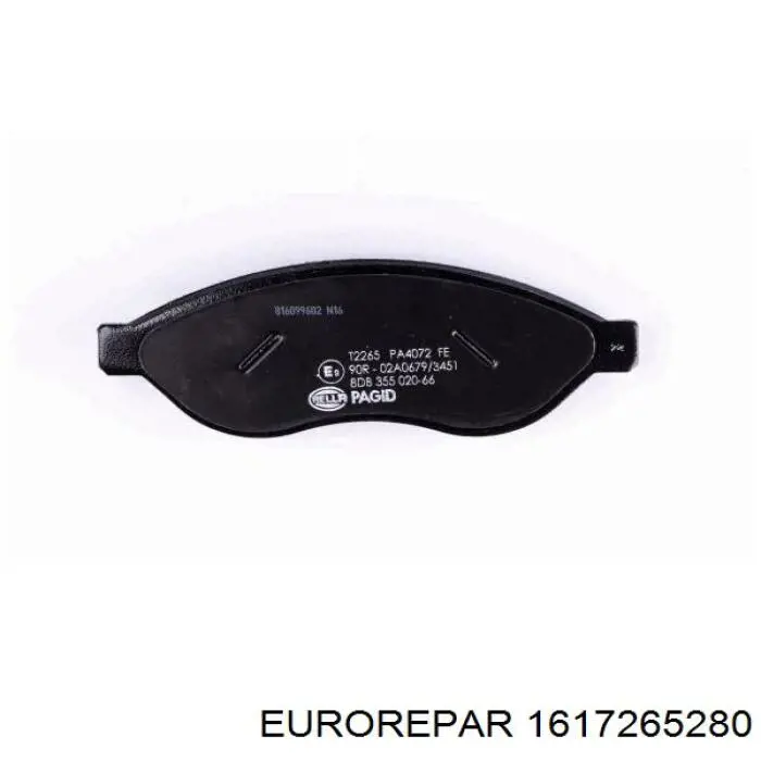 Купити 1617265280 Eurorepar Задні колодки