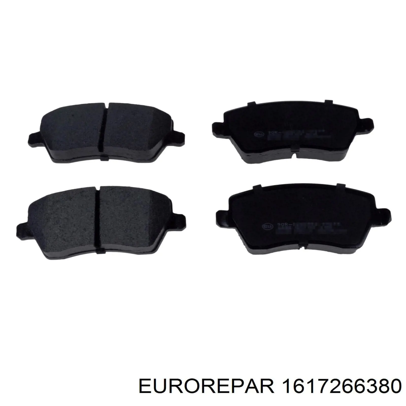 Купити 1617266380 Eurorepar Колодки гальмівні передні, дискові