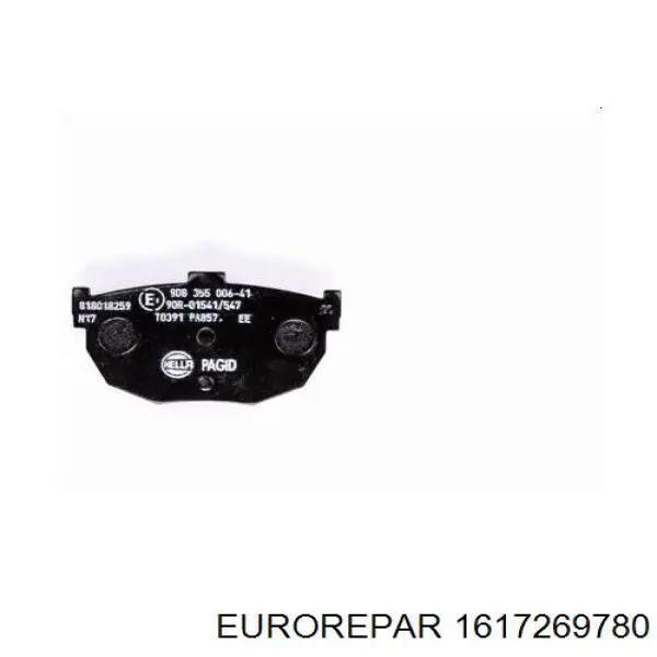 Задні дискові колодки Eurorepar 1617269780