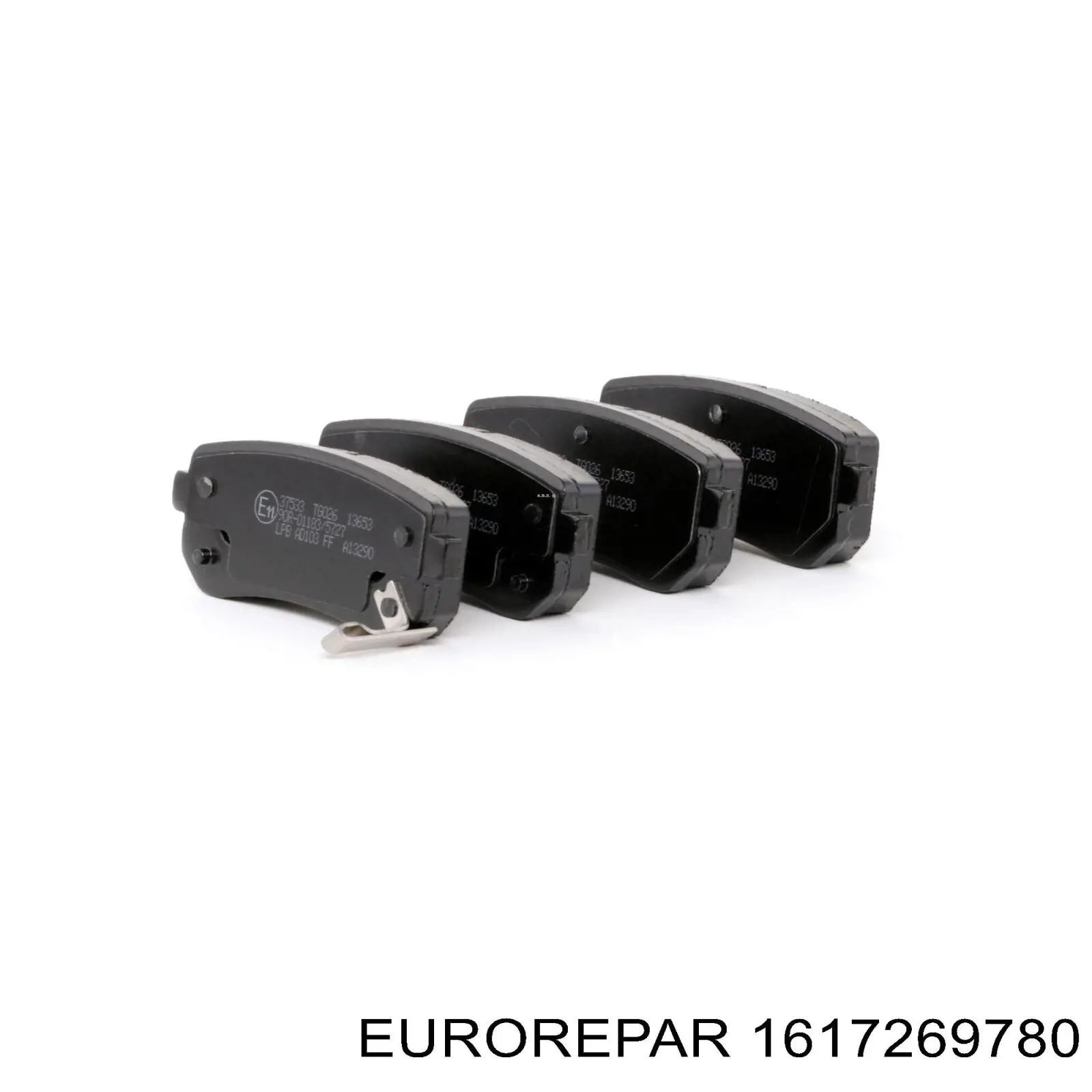 Задні гальмівні колодки 1617269780 Eurorepar