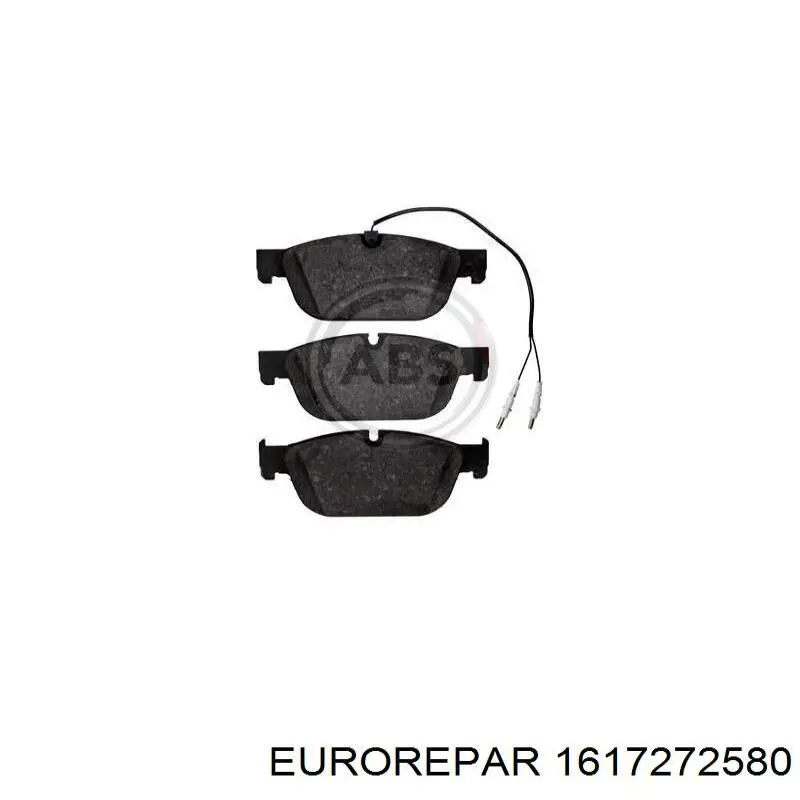 Передні тормозні колодки 1617272580 Eurorepar