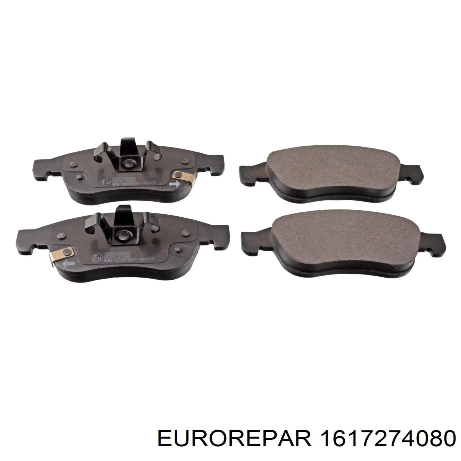 1617274080 Eurorepar Передні гальмівні колодки