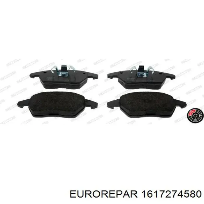 Купити 1617274580 Eurorepar Колодки гальмівні передні, дискові