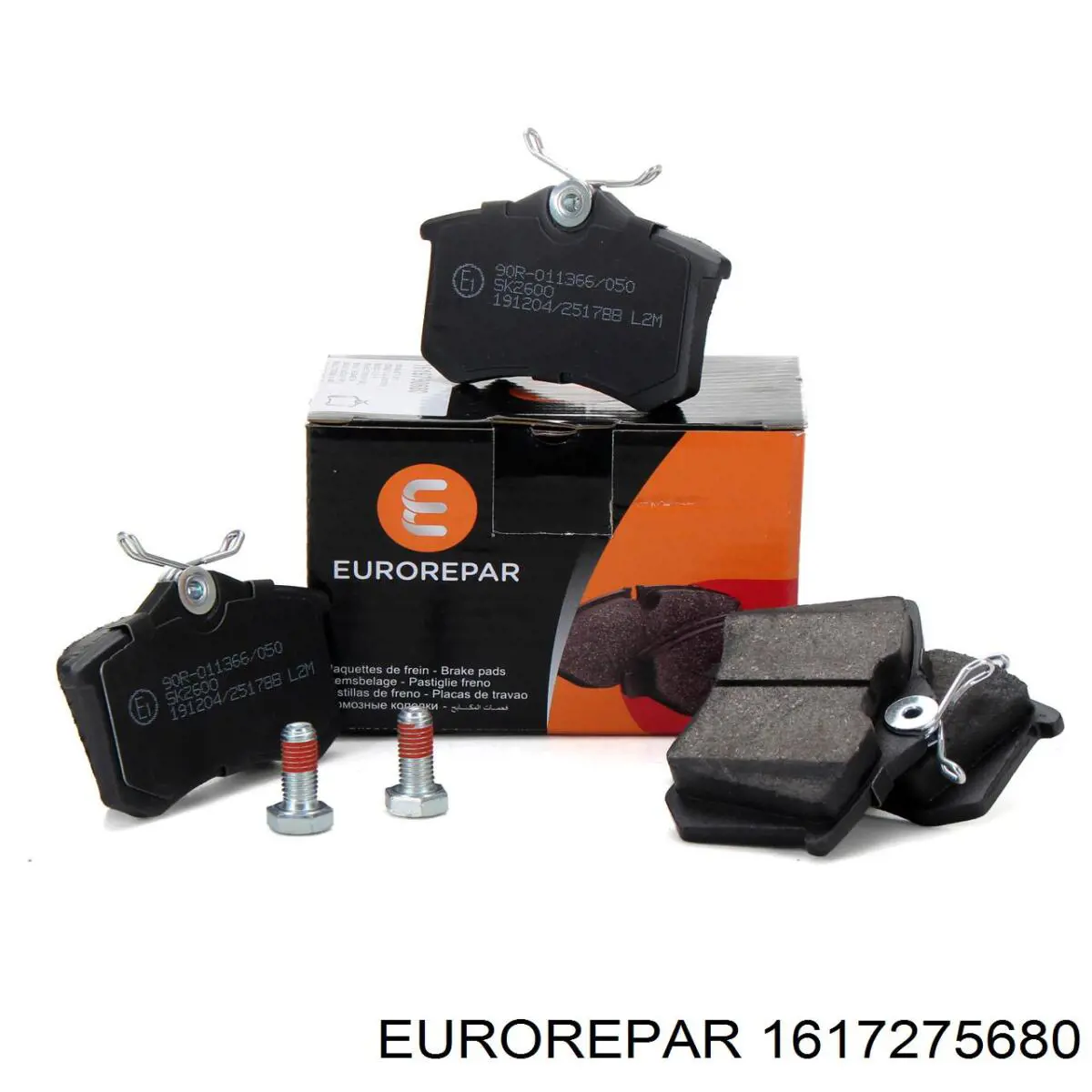 Гальмівні колодки Eurorepar 1617275680 ціна, від 33.72 USD