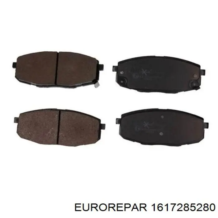 1617285280 Eurorepar колодки гальмівні передні, дискові