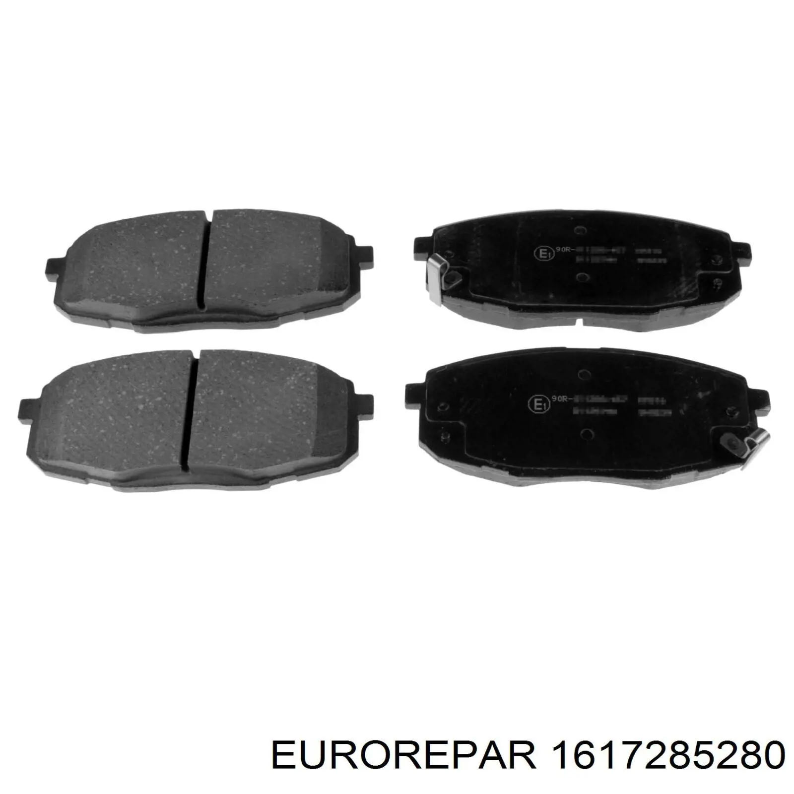 Гальмівні колодки Eurorepar 1617285280 ціна, від 18.22 USD