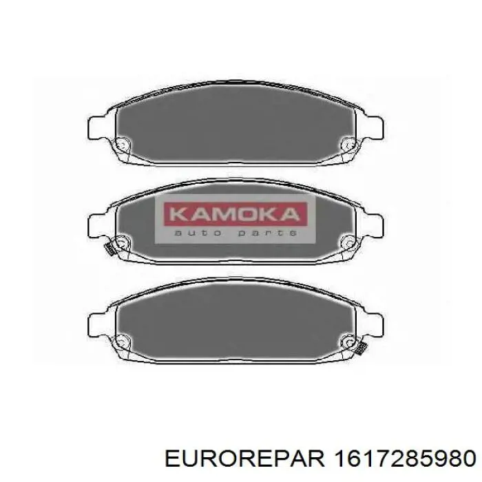 Задні гальмівні колодки 1617285980 Eurorepar