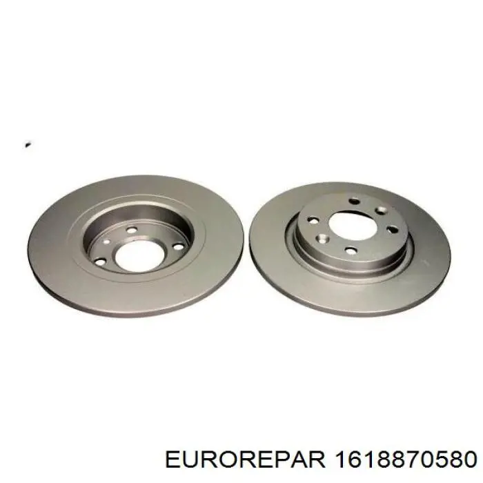 Диск переднього гальма Eurorepar 1618870580 ціна, від 19.66 USD