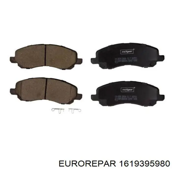 Купити 1619395980 Eurorepar Колодки гальмівні передні, дискові