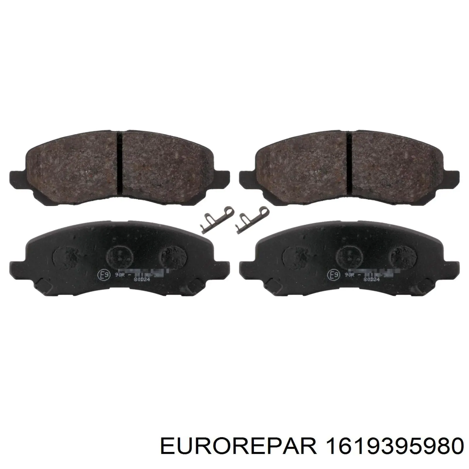 1619395980 Eurorepar Передні гальмівні колодки