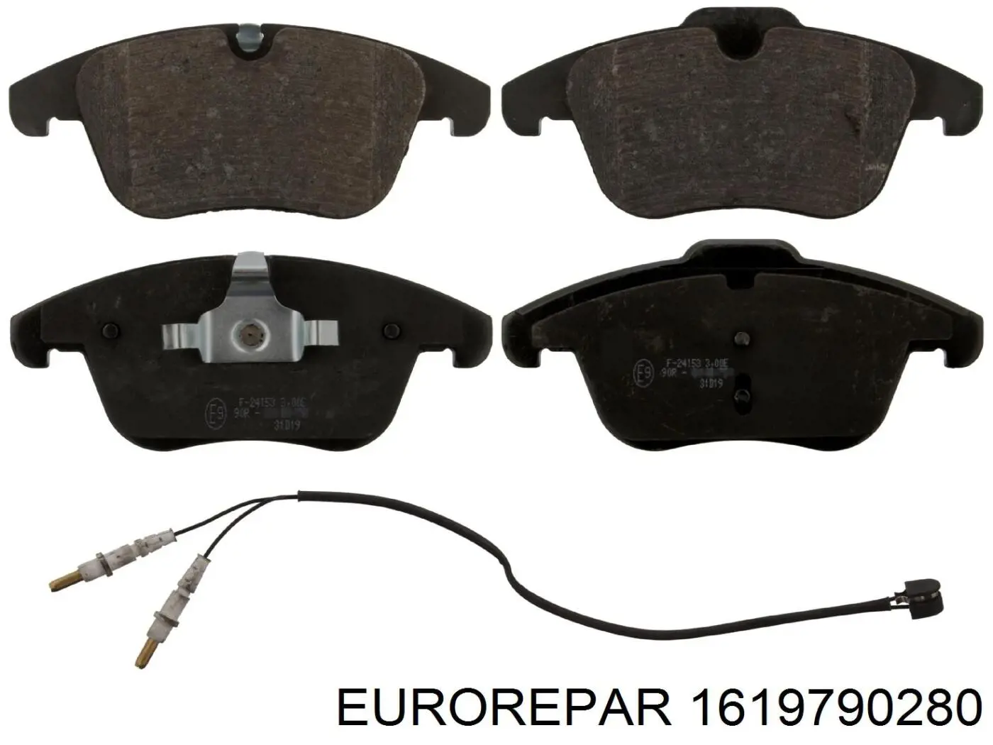 1619790280 Eurorepar Передні гальмівні колодки
