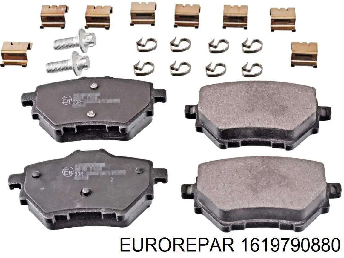 1619790880 Eurorepar Колодки гальмівні задні, дискові