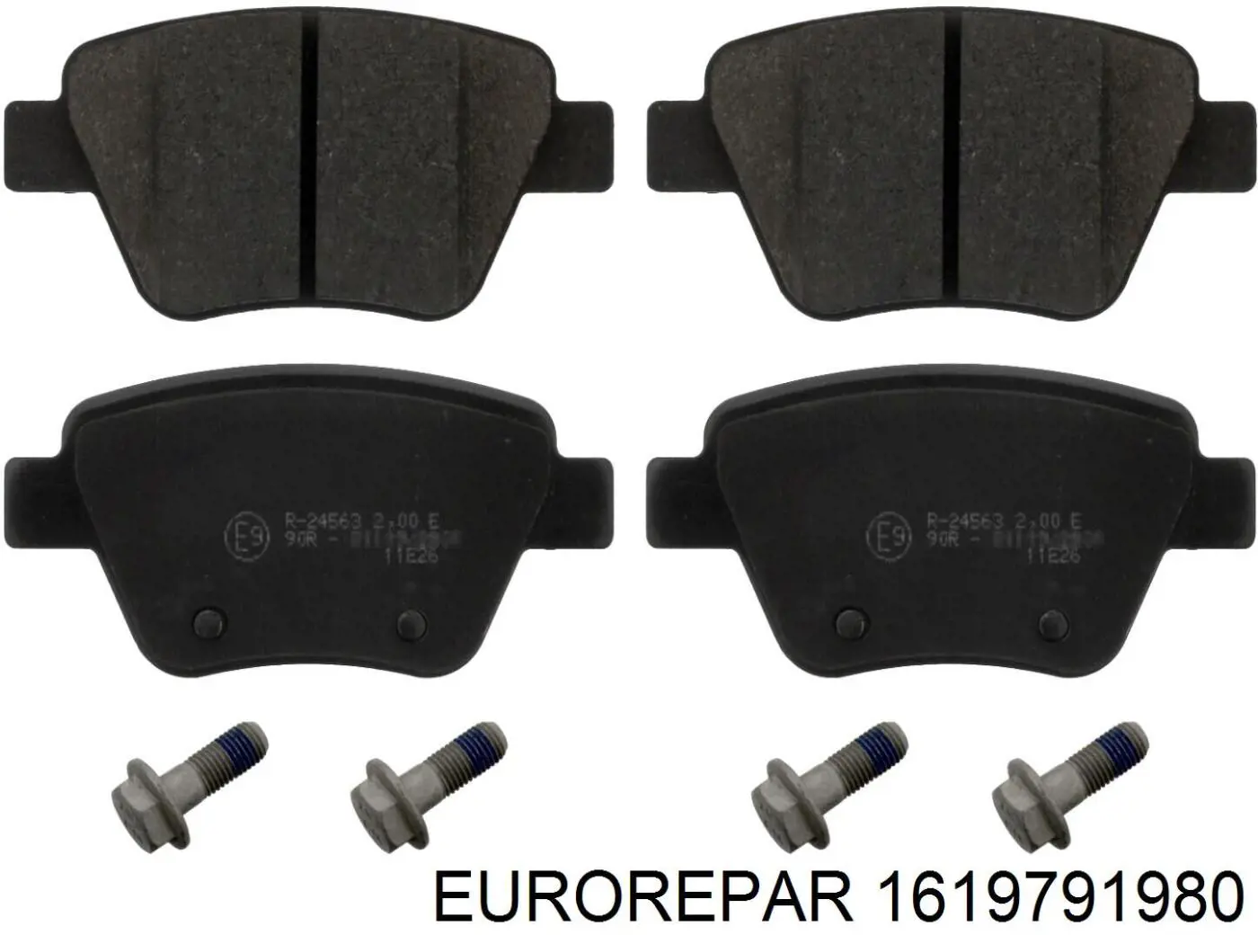 Купити 1619791980 Eurorepar Задні колодки