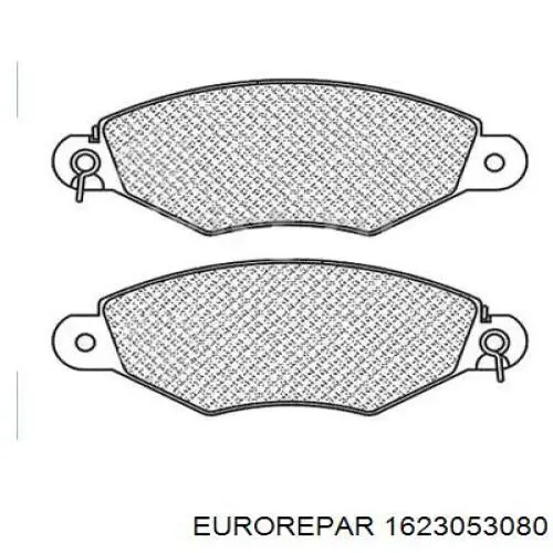 Передні тормозні колодки 1623053080 Eurorepar