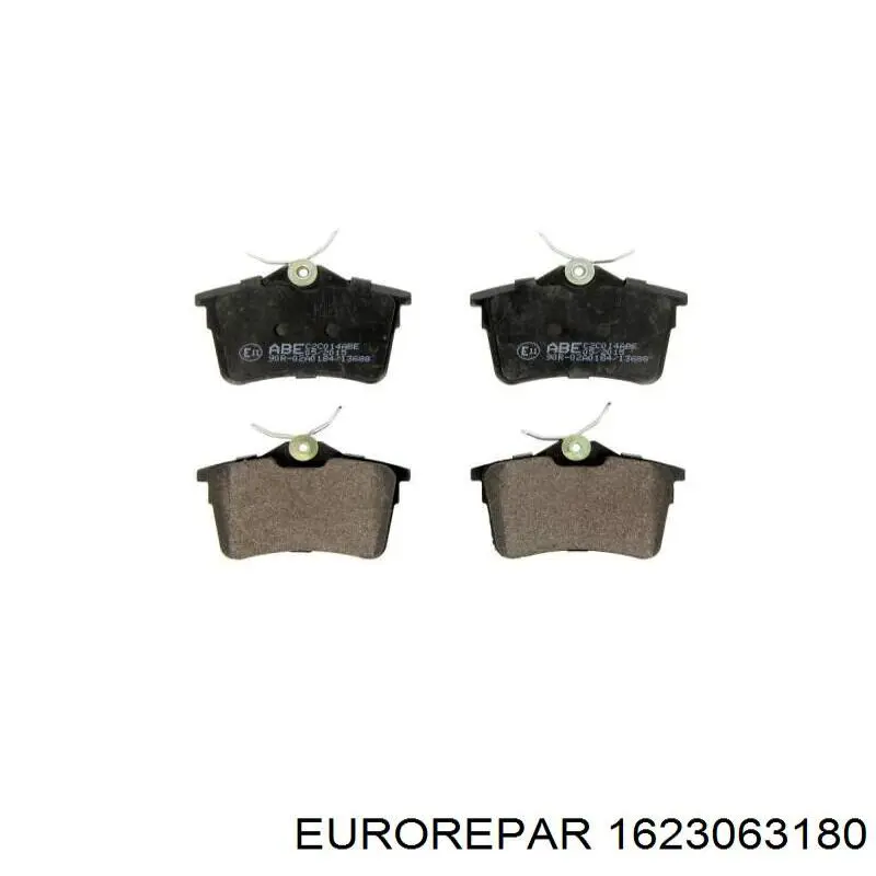 Купити 1623063180 Eurorepar Задні колодки