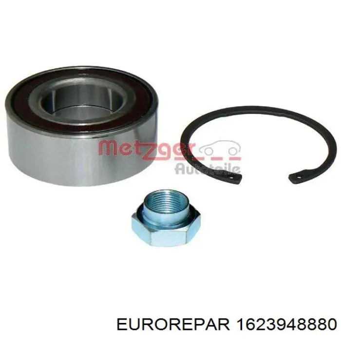 Комплект підшипник маточини передньої Eurorepar 1623948880 ціна, від 32.31 USD