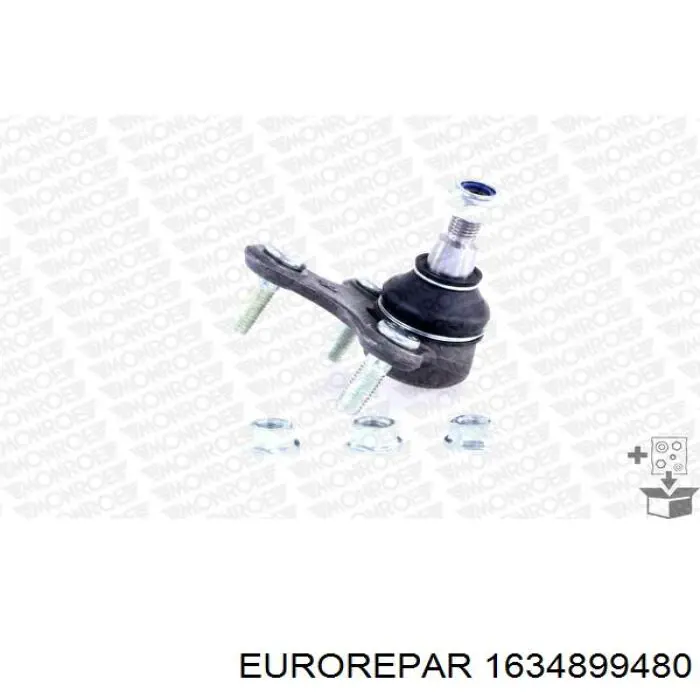Кульова опора, нижня, права Eurorepar 1634899480