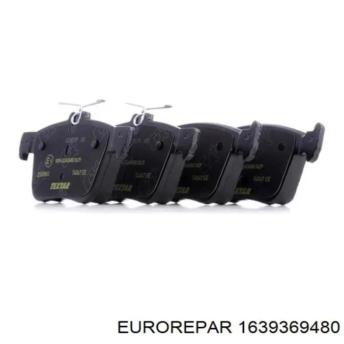 Купити 1639369480 Eurorepar Задні колодки