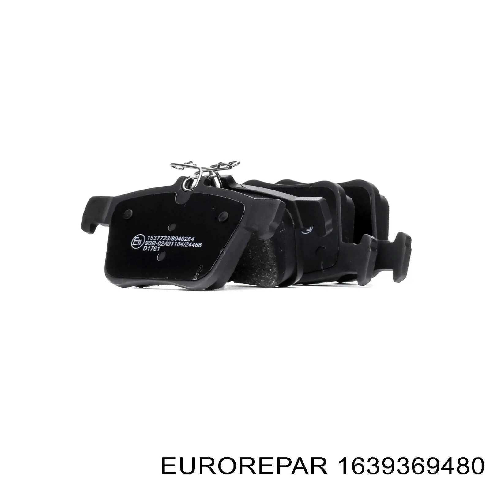 Задні гальмівні колодки 1639369480 Eurorepar