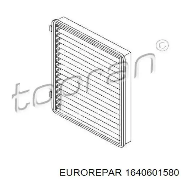 Фільтр салону 1640601580 Eurorepar