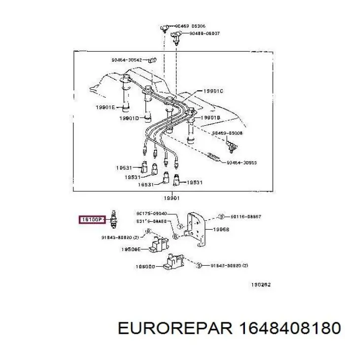 Свіча запалювання 1648408180 Eurorepar