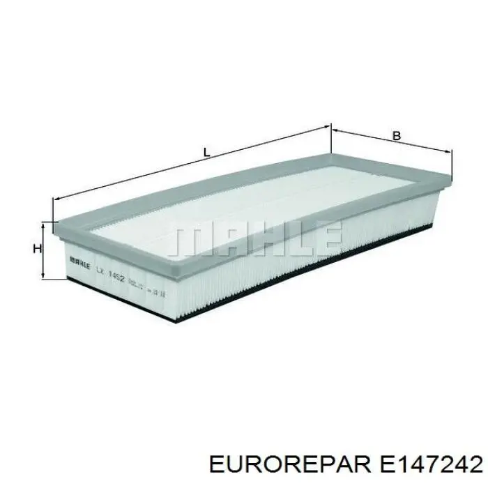 Купити E147242 Eurorepar Автомобільний фільтр повітря