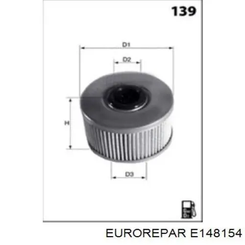 Фільтр тонкого очищення палива Eurorepar E148154 ціна, від 7.33 USD