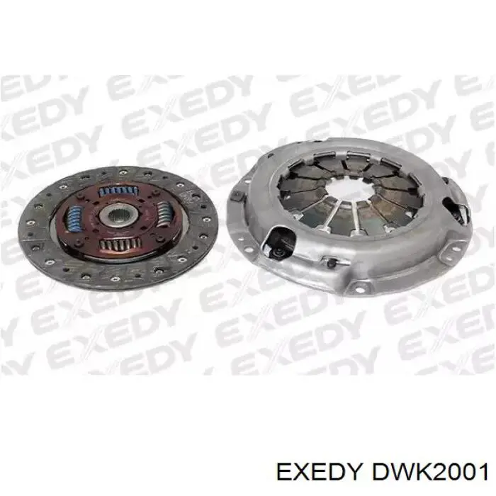 Комплект зчеплення (3 частини) Exedy DWK2001 ціна, від 79.92 USD