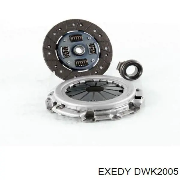 Купити DWK2005 Exedy Комплект зчеплення (диск, корзина, підшипник)